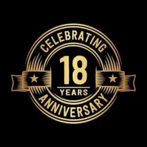 Image of 18 Years Strong.  Thank you for Being a Part of Our Journey